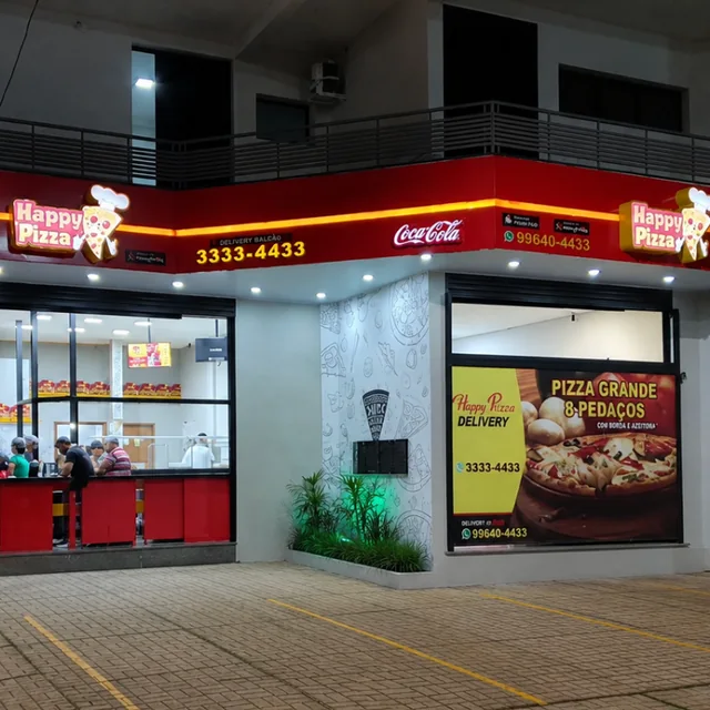 Fachada da Happy Pizza Uberaba Jardim Inconfidência